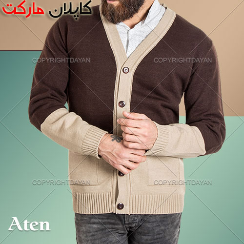 ژاکت بافت مردانه Weston(خاکستری)