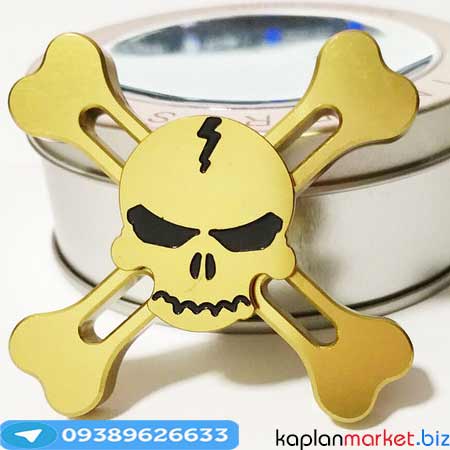 خرید اینترنتی اسپینر 4پره اصلی مدل اسکلت, فیجت اسپینر اسکلتی اورجینال و شیک, اسپینر لاکچری