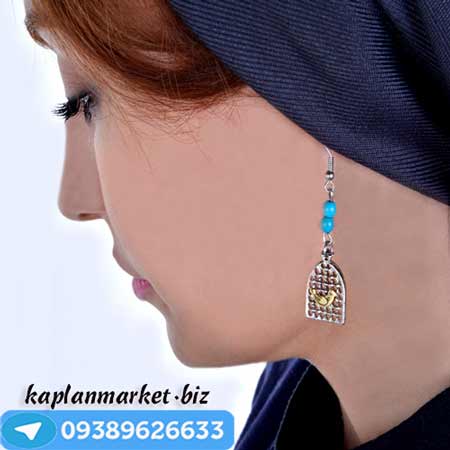 خرید گوشواره شهرزاد, گوشواره مرغ آمین اصل 