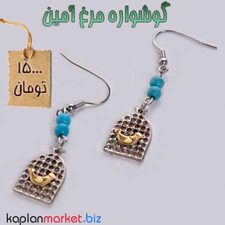 گوشواره اصلی مرغ آمین, خرید ارزان گوشوراه مرغ آمین اورجینال , مرغ آمین اصلی , مرغ آمین درجه یک 